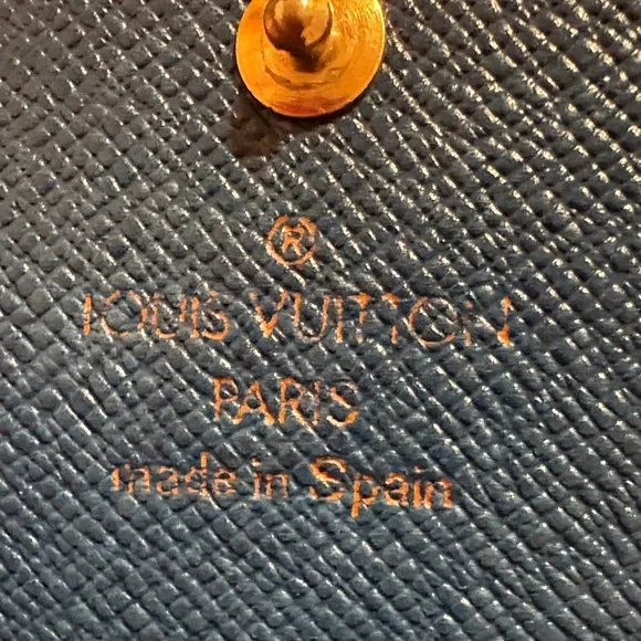 Blue Textured Wallet - Picture 5 of 5